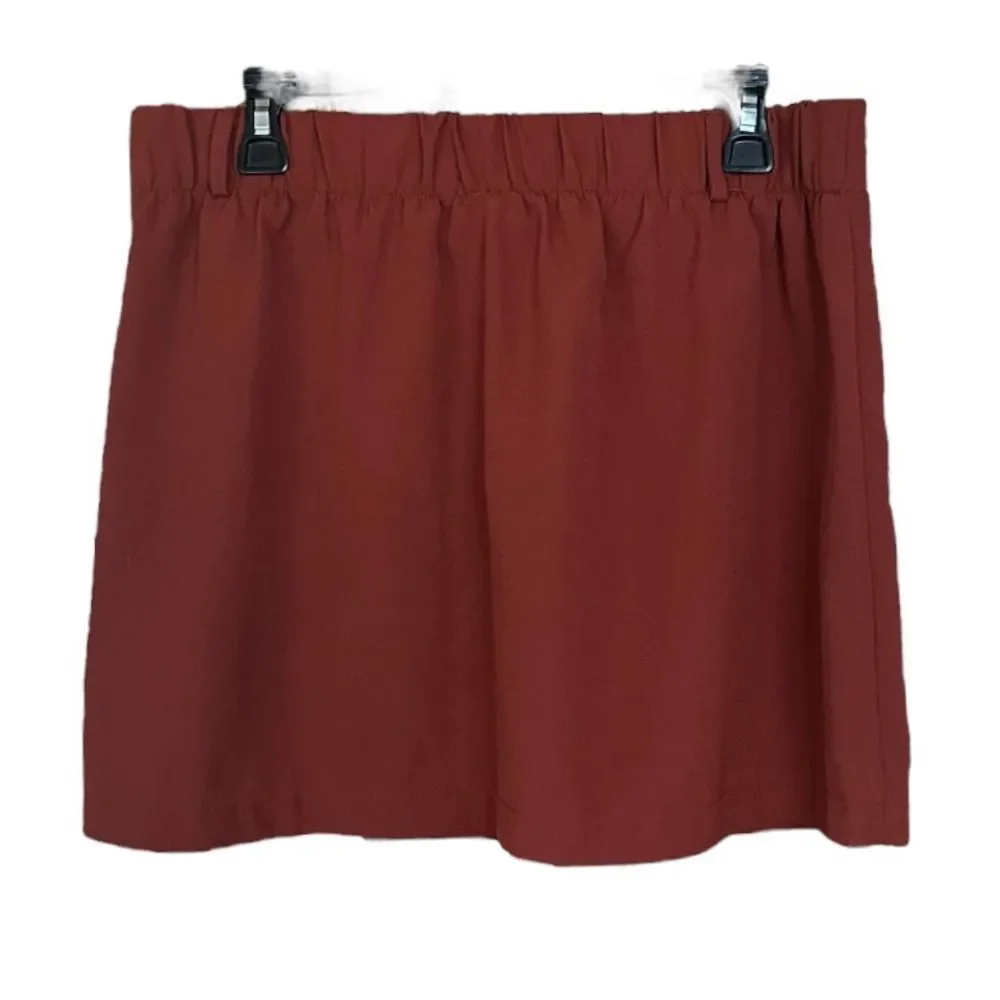 Joe B. by Joe Benbasset Double-Breasted Mini Skirt. Rust Color. Size X-Large.